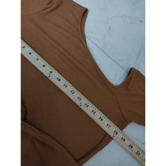 Carole Christian Orange Asymmetrical Shoulder Bodycon Maxi Dress Sz L - Picture 7 of 8